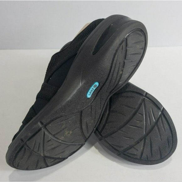 BZees Resort Wedge Sandals Black -6.5 - Picture 5 of 5